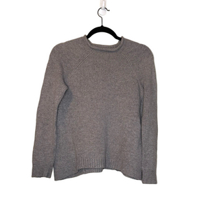 Joan Vass Gray Crew Neck Sweater Women's Small